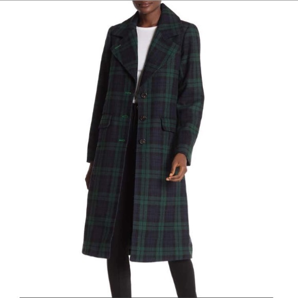 Green Plaid Tartan Coat | Poshmark